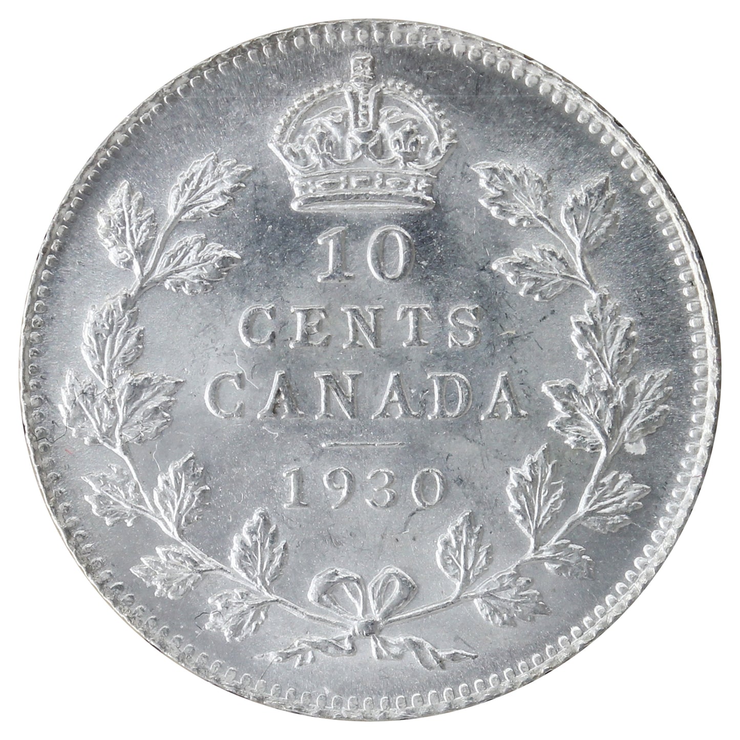 1930 Canada 10-cents ICCS Certified MS63 (XXR 664)