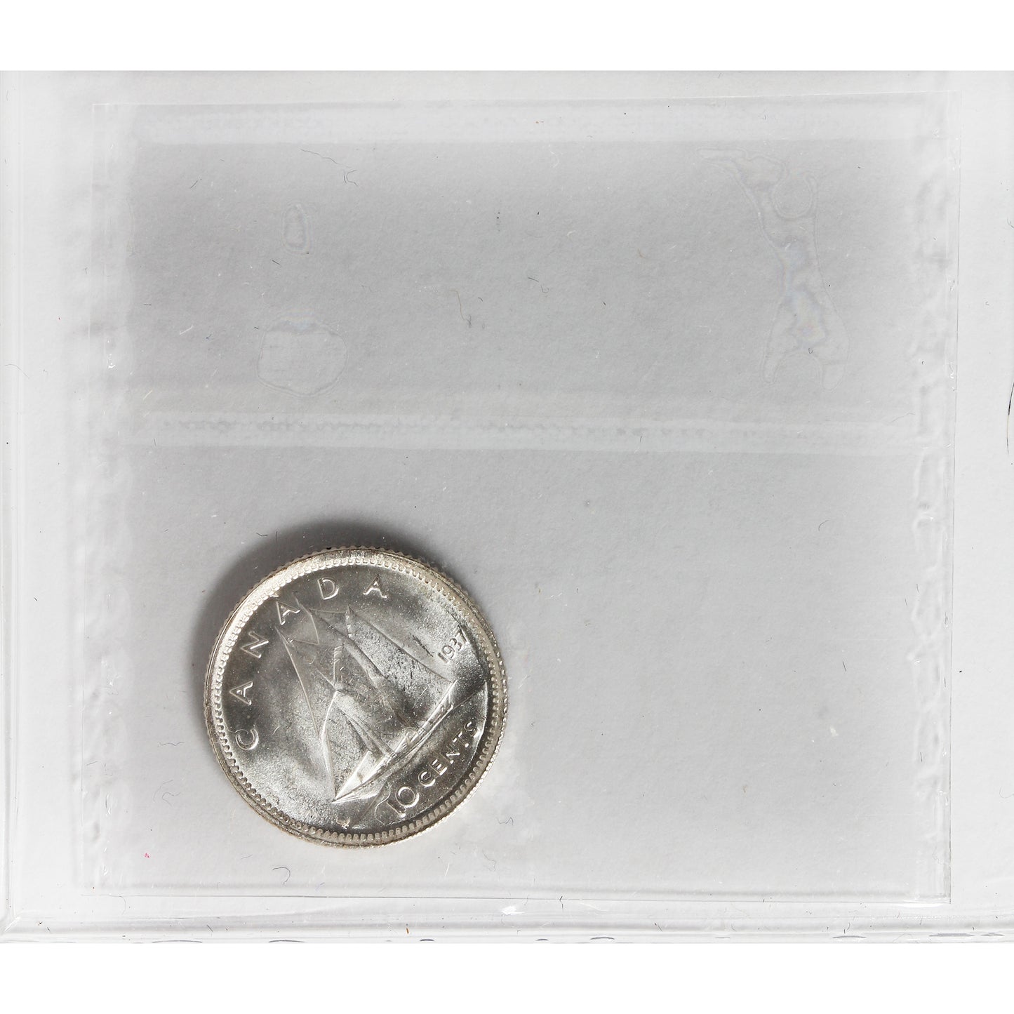 1937 Canada 10-cents ICCS Certified MS65
