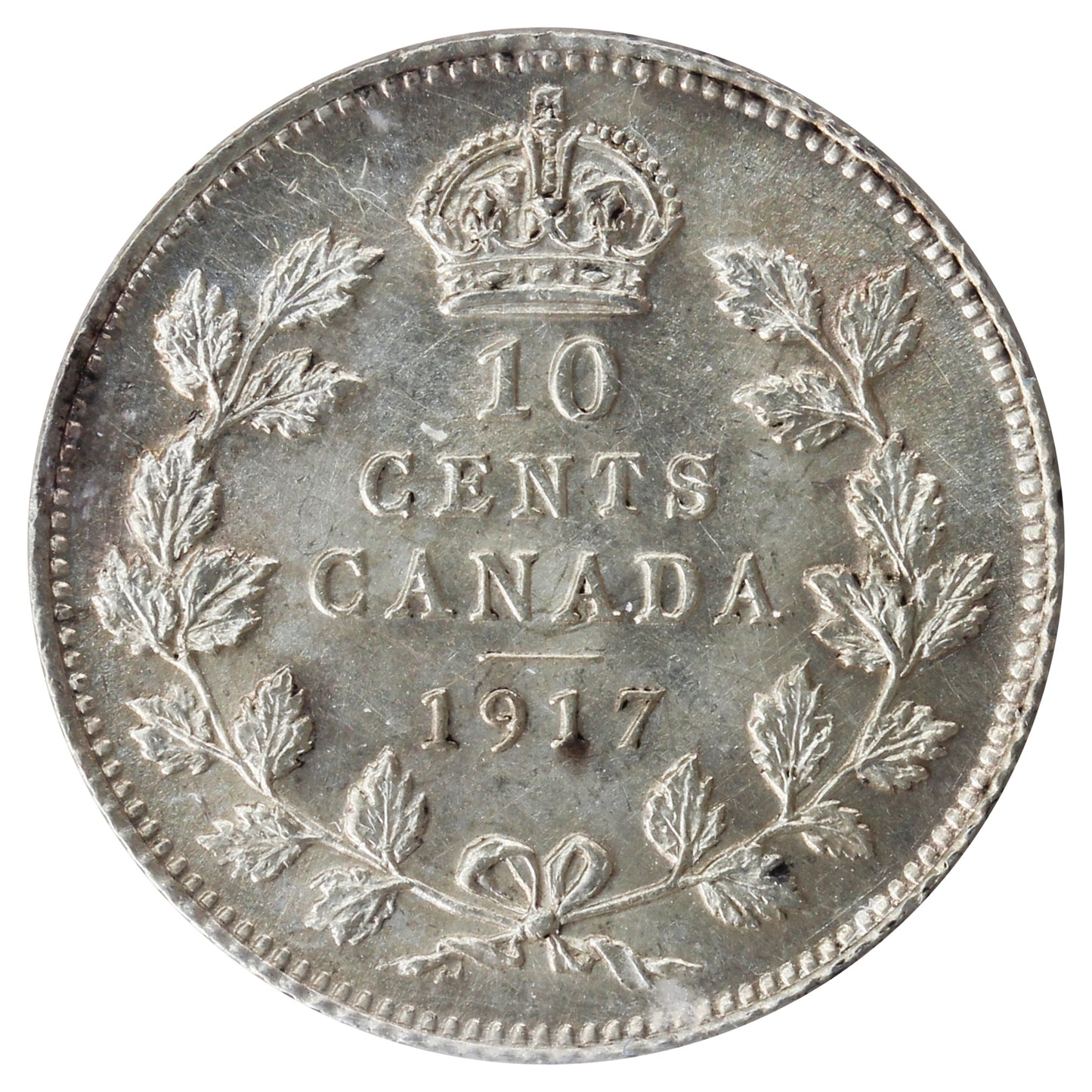 1917 Canada 10-cents ICCS Certified MS60