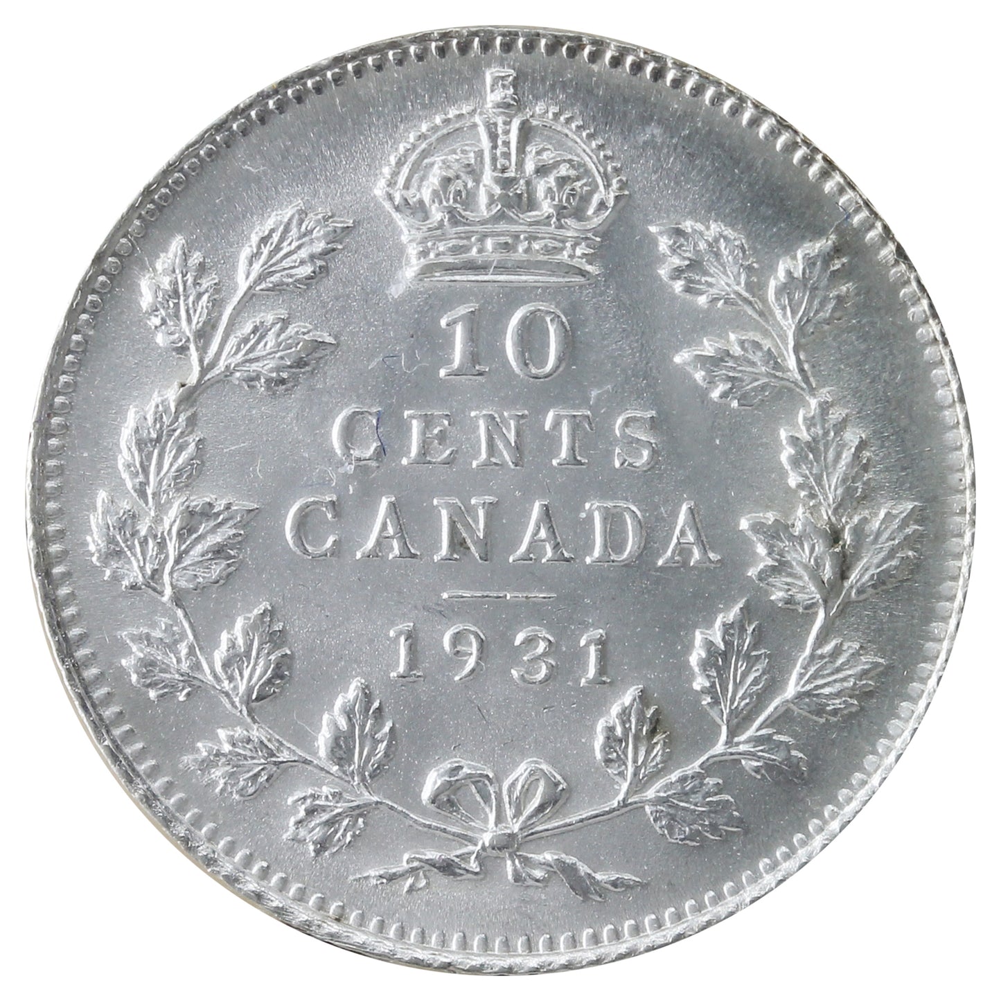 1931 Canada 10-cents ICCS Certified MS64 (XSI 361)