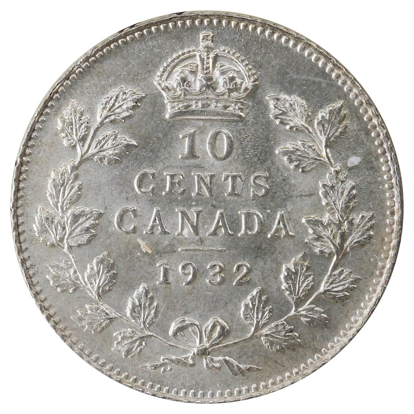 1932 Canada 10-cents ICCS Certified MS62