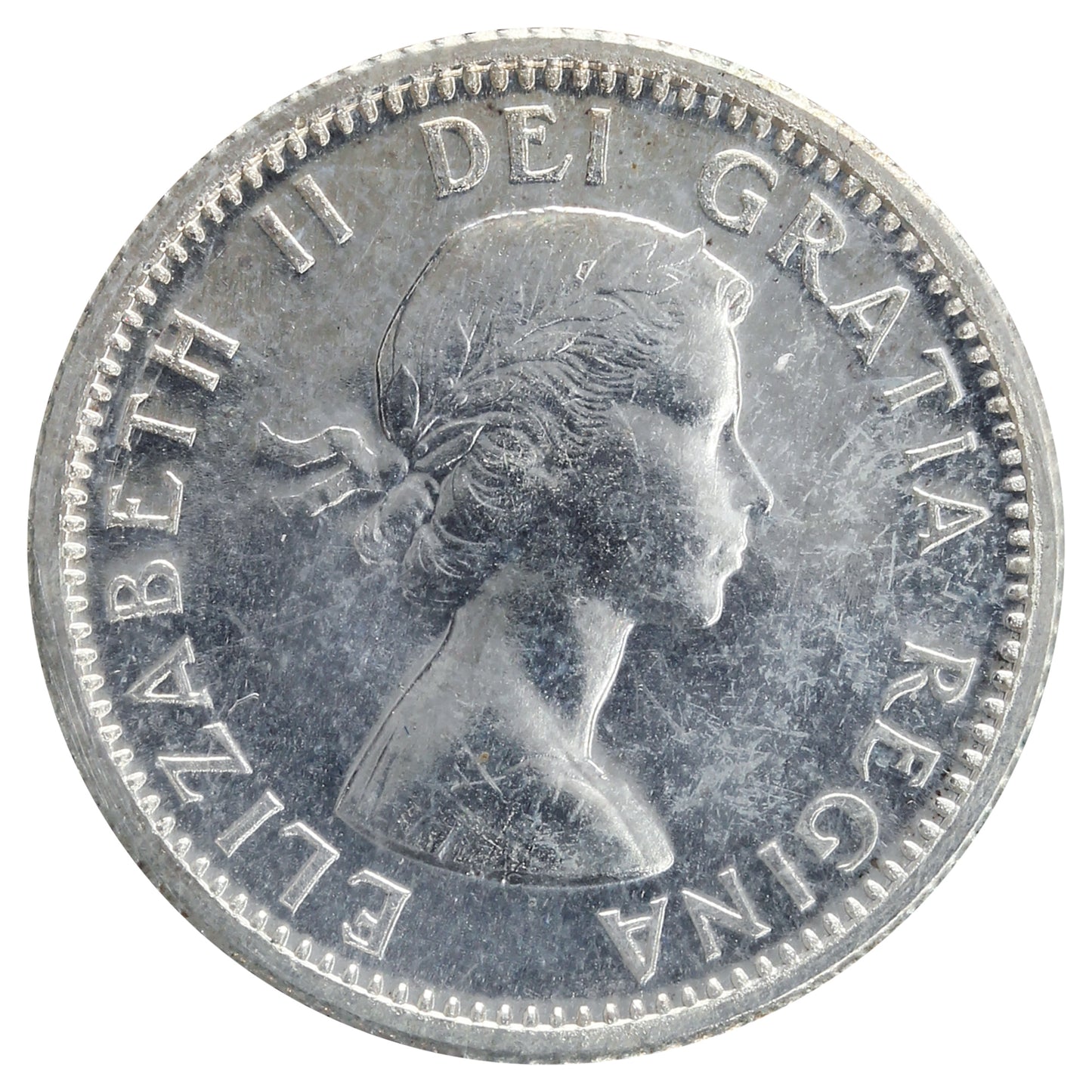 1957 Canada 10-cents ICCS Certified PL-65