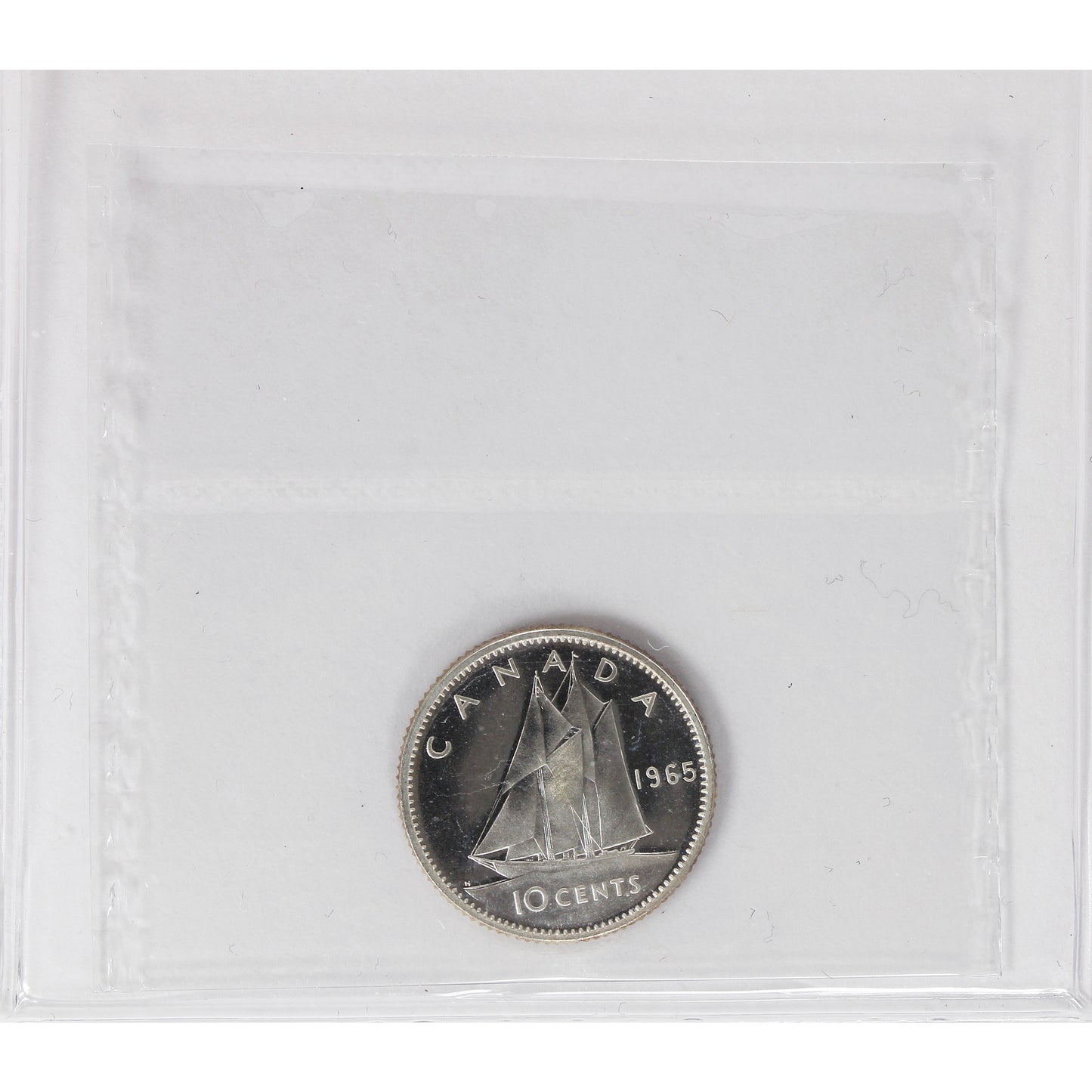 1965 Canada 10-cents ICCS Certified PL64 Ultra Heavy Cameo
