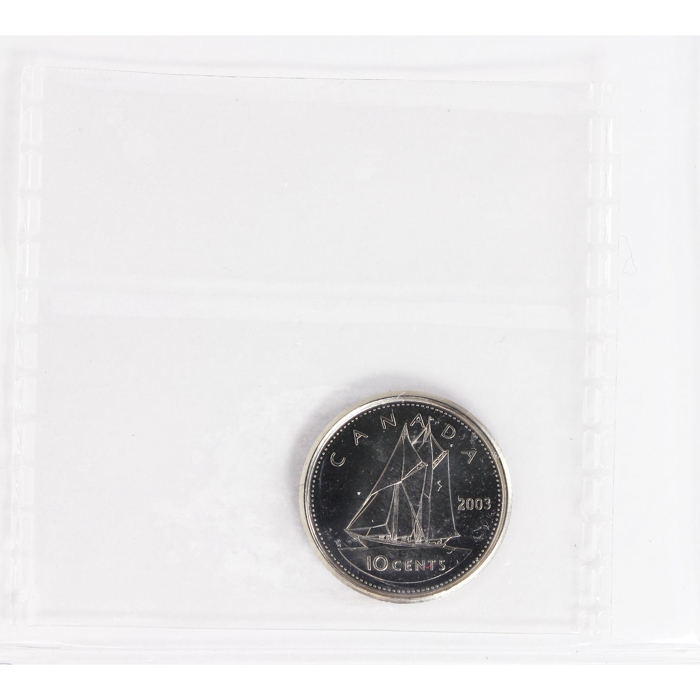 2003P New Effigy Canada 10-cents ICCS Certified MS-64