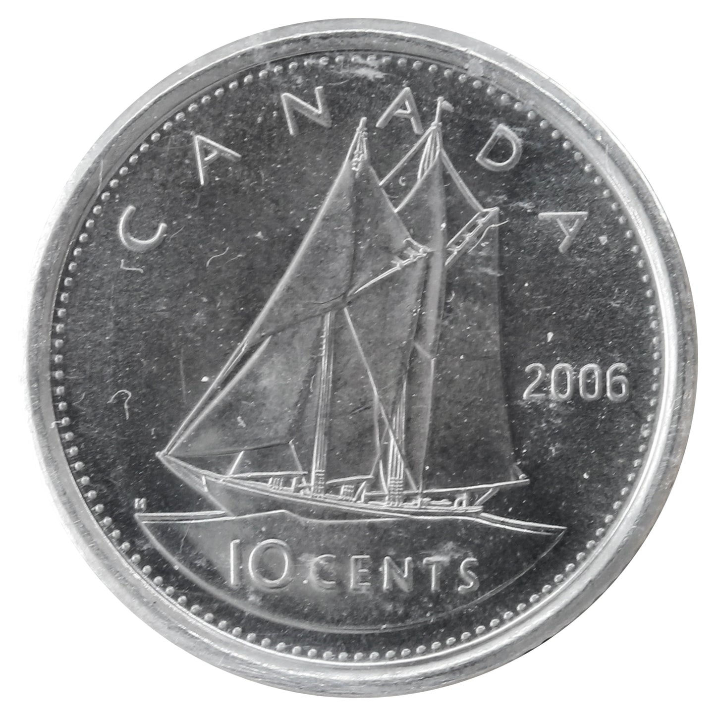 2006 RCM Logo Canada 10-cents ICCS Certified MS-64