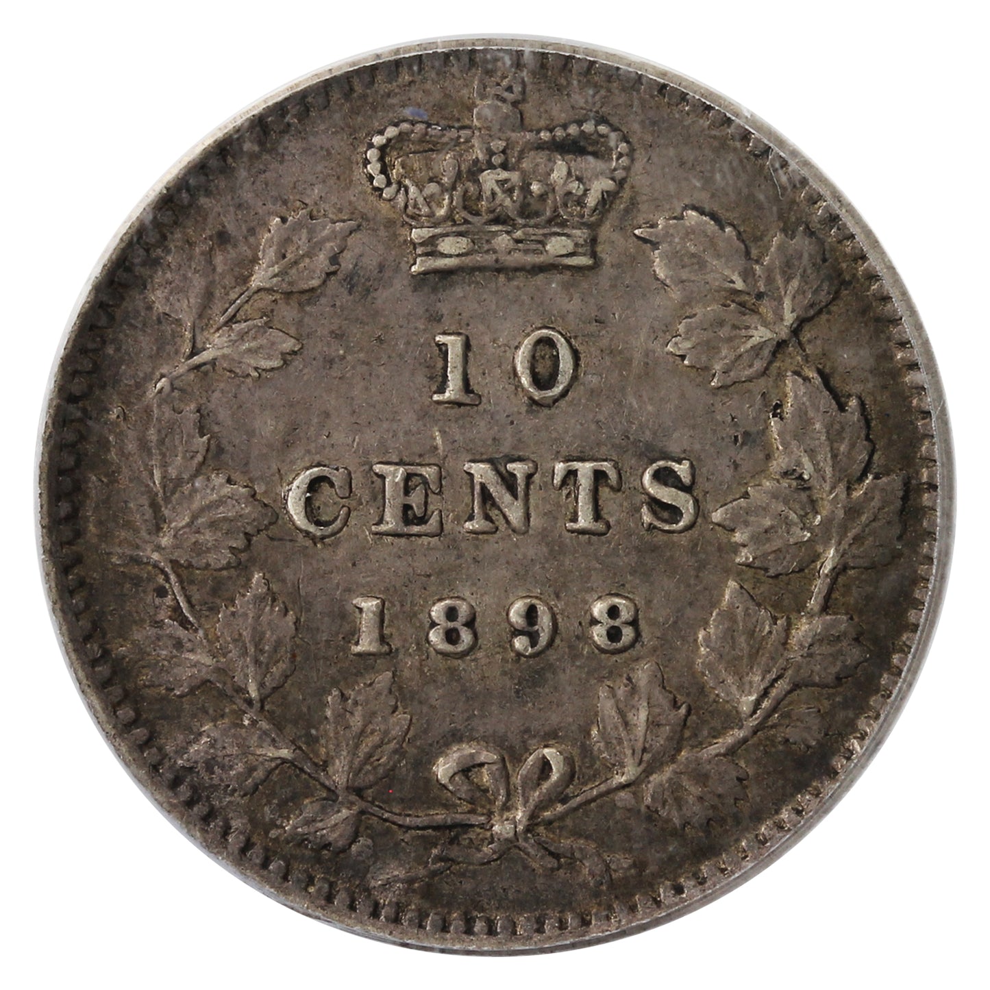 1898 Obv. 6 Canada 10-cents PCGS Certified XF-45 $
