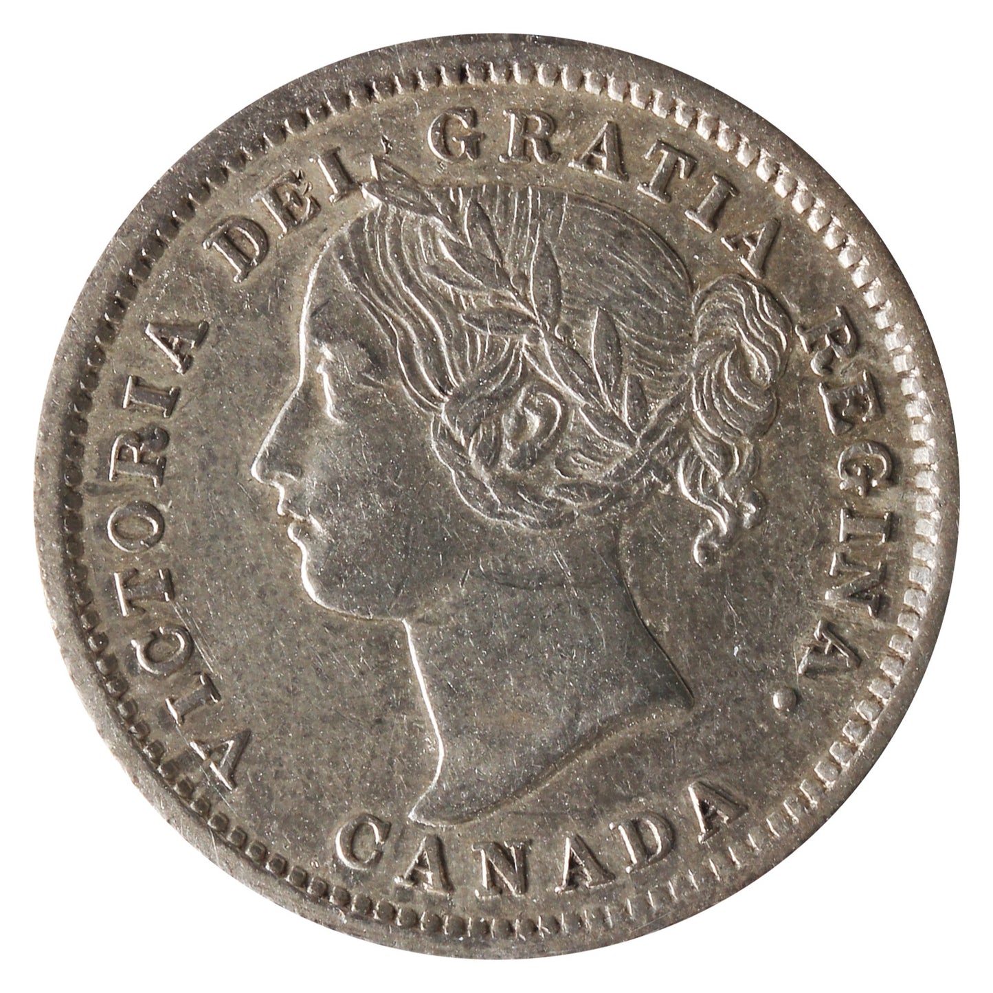 1871H Canada 10-cents ICCS Certified EF-40