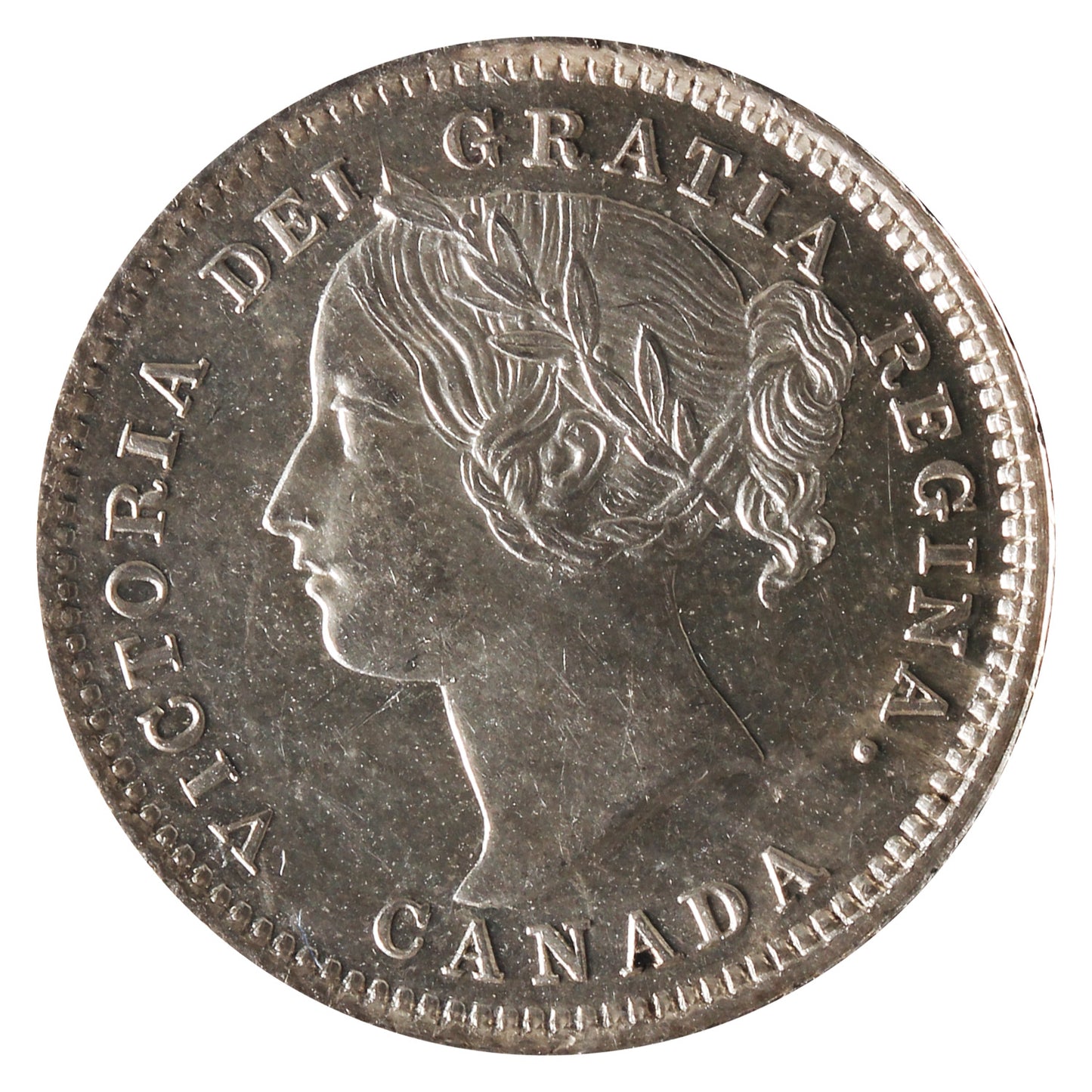 1874H Canada 10-cents ICCS Certified MS63 Cameo (XHT 115)