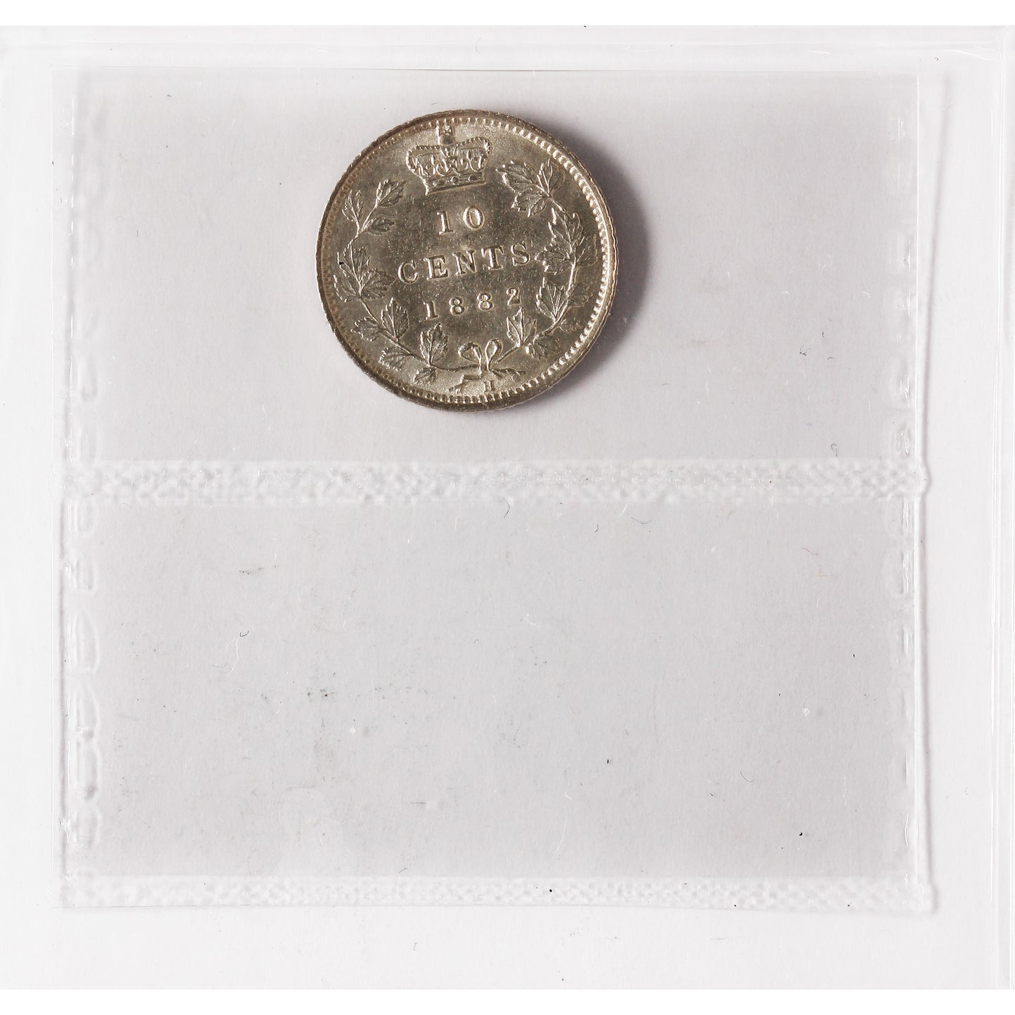 1882H Canada 10-cents Prestige Certified AU55