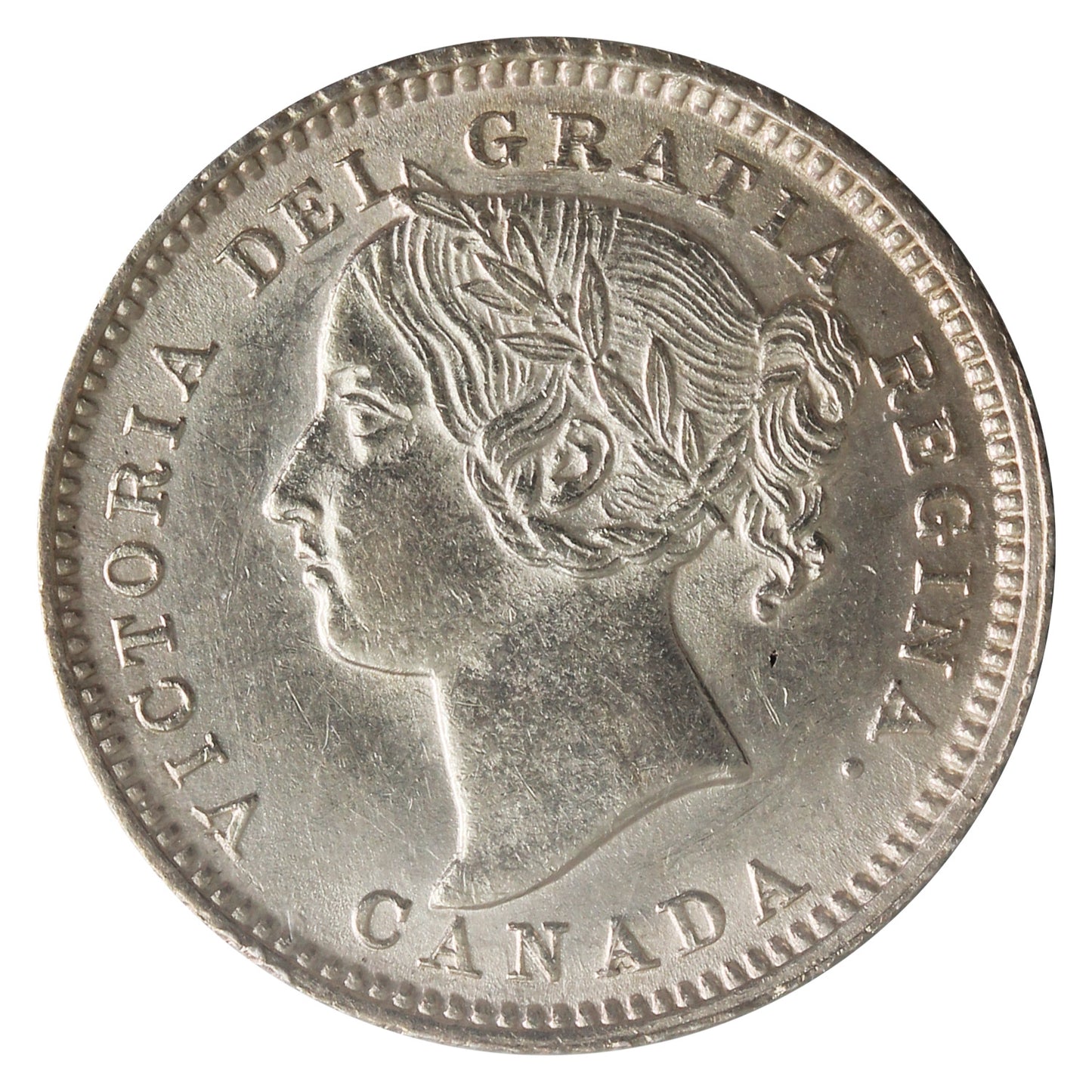 1882H Canada 10-cents Prestige Certified AU55