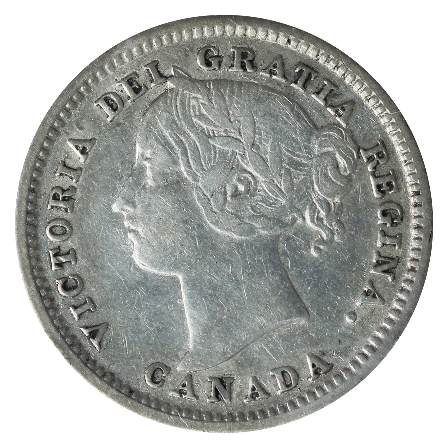 1884 Canada 10-cents ICCS Certified VF20