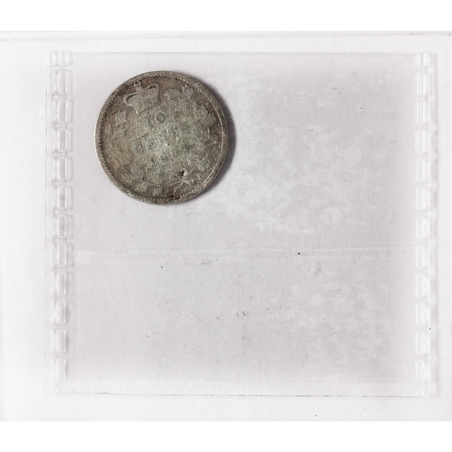 1892 Large 9, Obv. 5 Canada 10-cents ICCS Certified G4