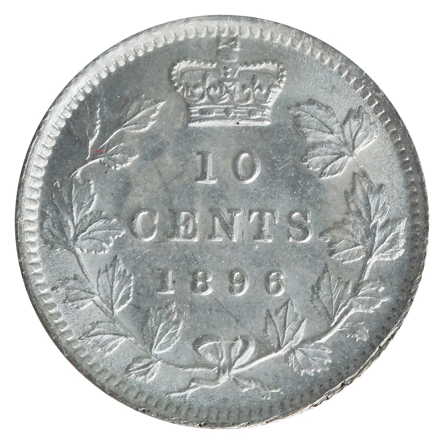 1896 Obv. 6 Canada 10-cents ICCS Certified MS65 (XSI 339)