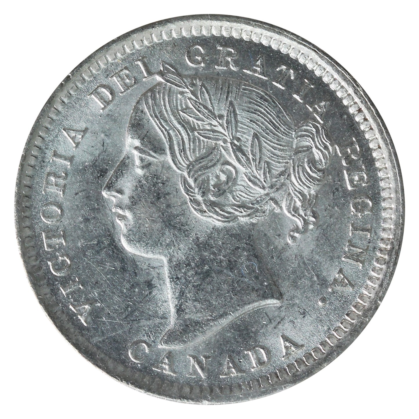 1898 Obv. 6 Canada 10-cents ICCS Certified MS-63 (XHT 119)