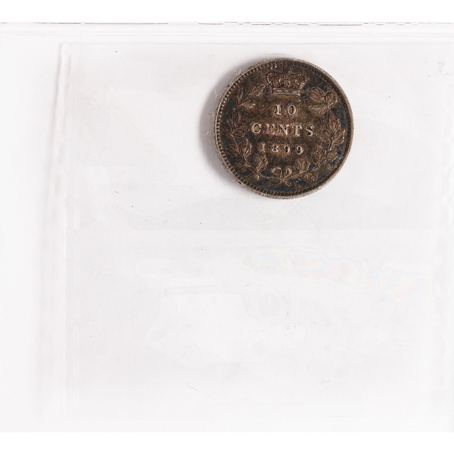 1899 Large 9s Canada 10-cents ICCS Certified EF40