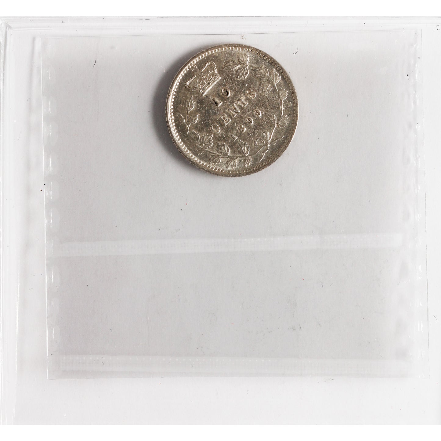 1899 Small 9s Canada 10-cents ICCS Certified EF45