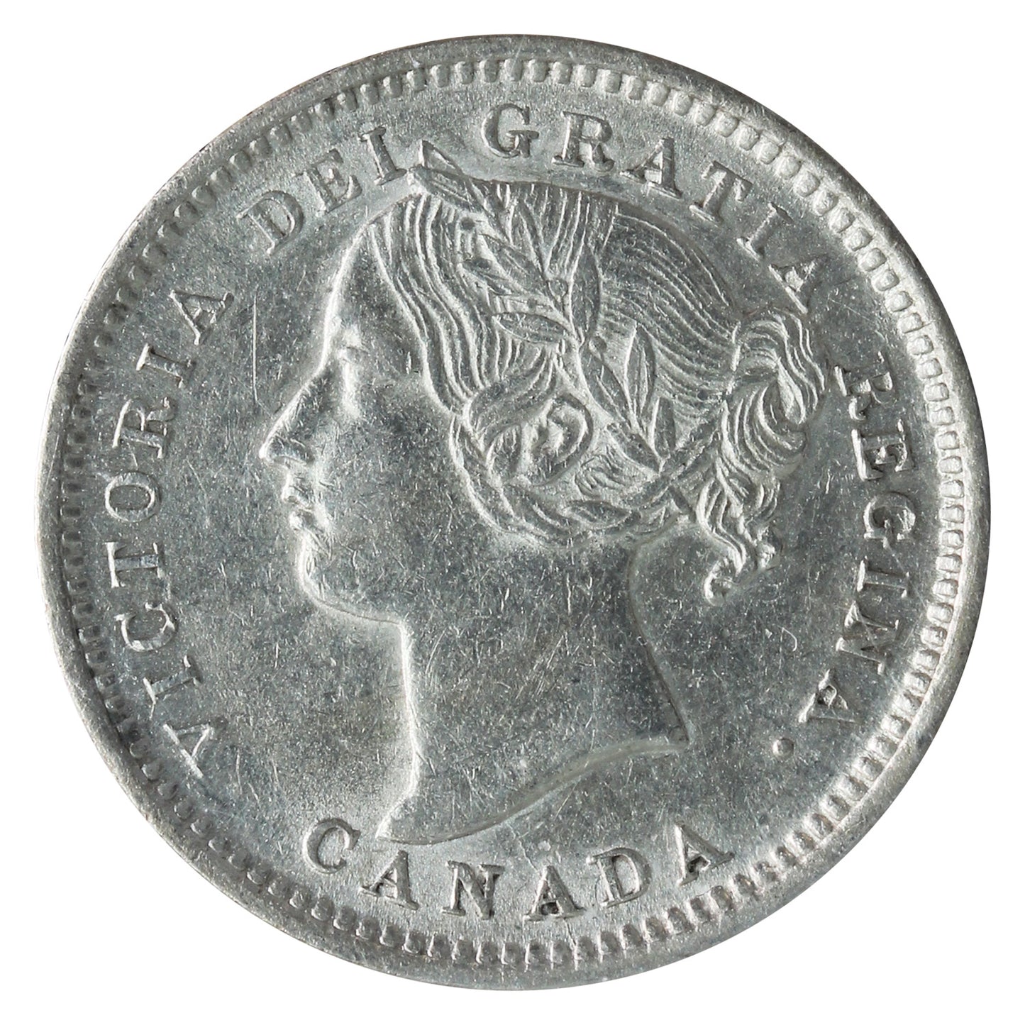 1899 Small 9s Canada 10-cents ICCS Certified EF45