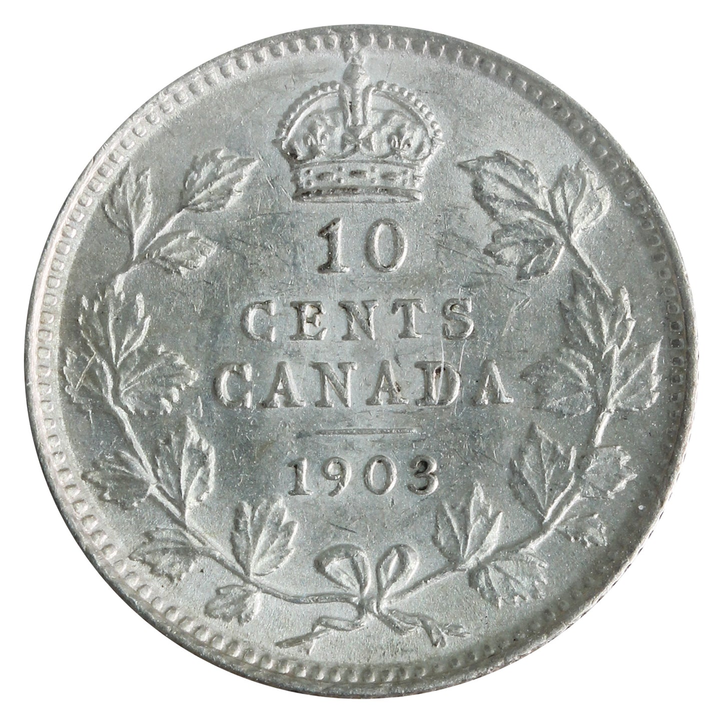 1903 Canada 10-cents ICCS Certified MS62 (XHT 123)