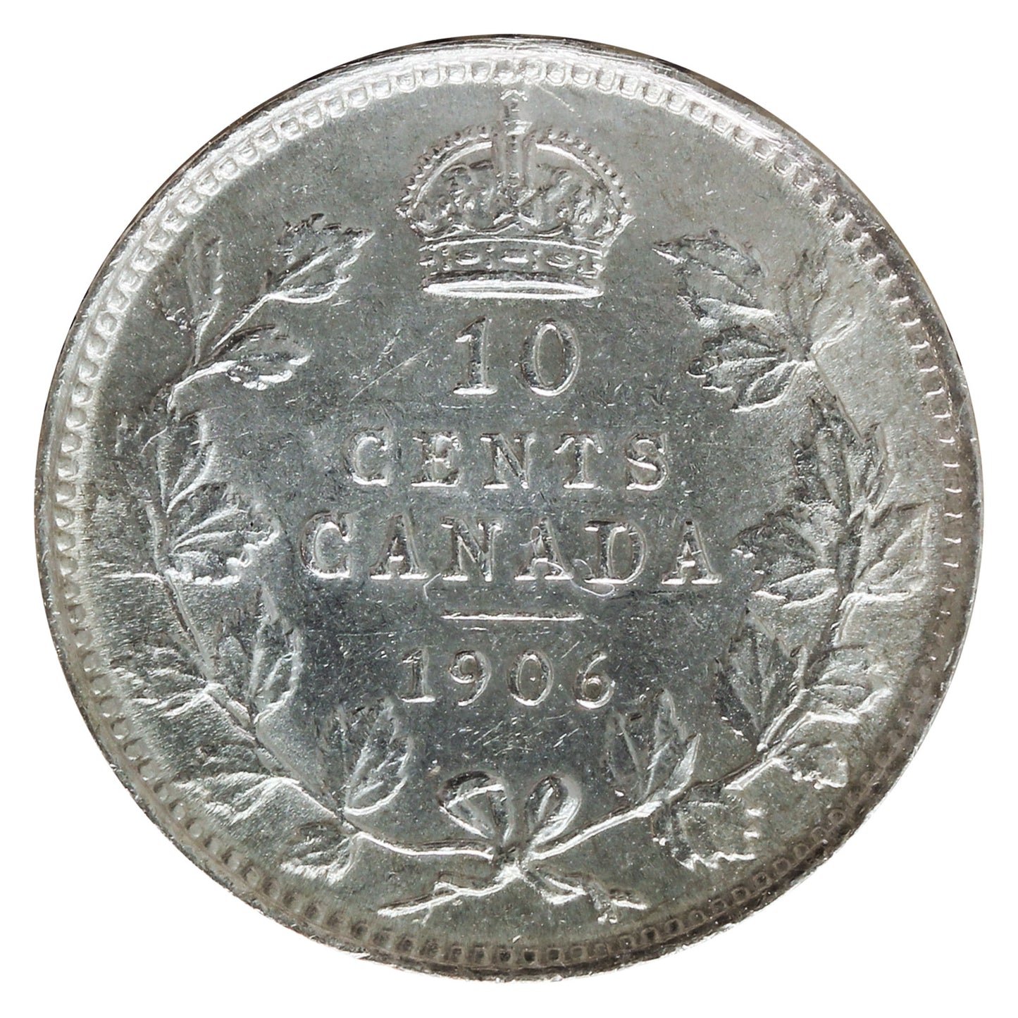 1906 Canada 10-cents ICCS MS62 (XHT 127)