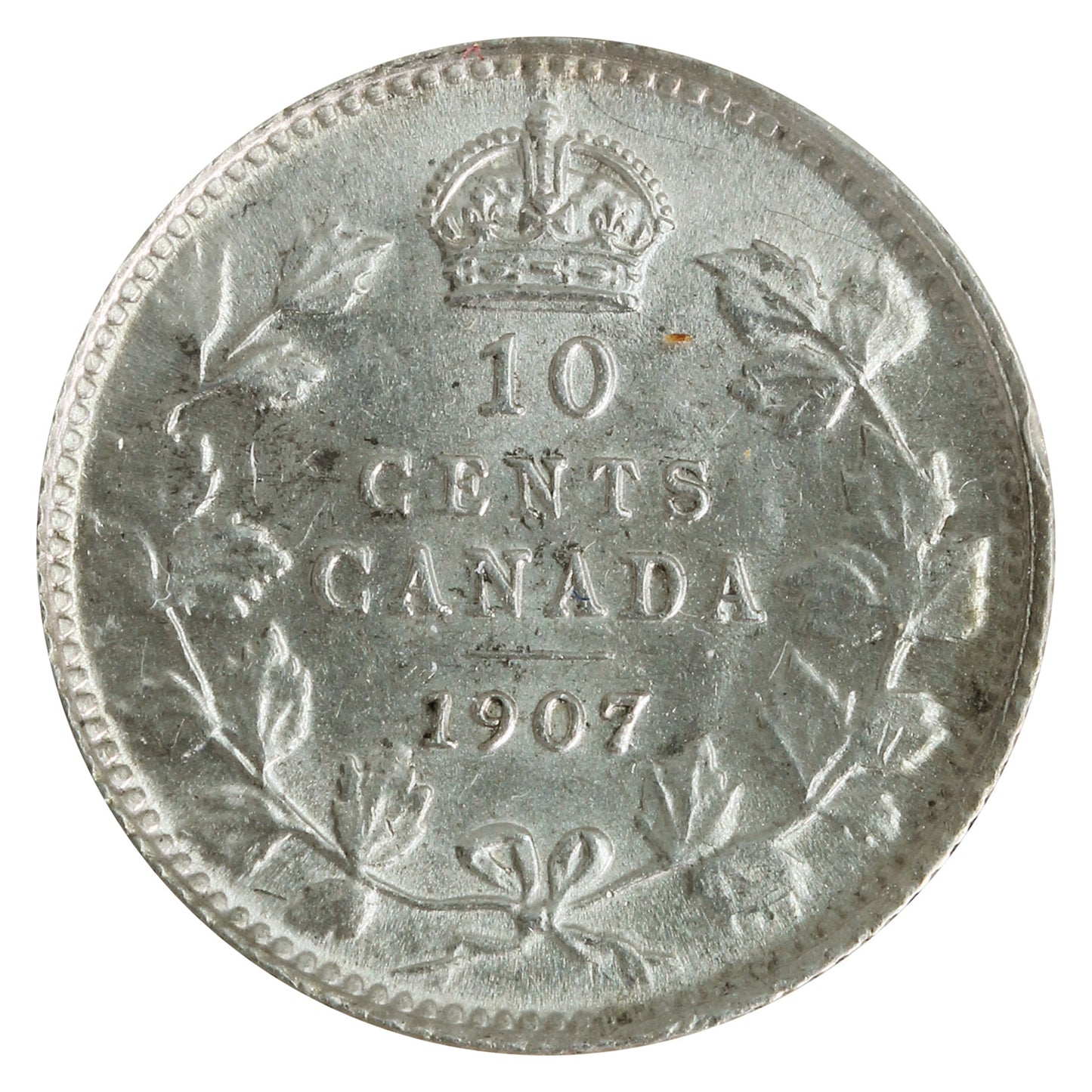 1907 Canada 10-cents ICCS Certified MS62 (XSI 348)