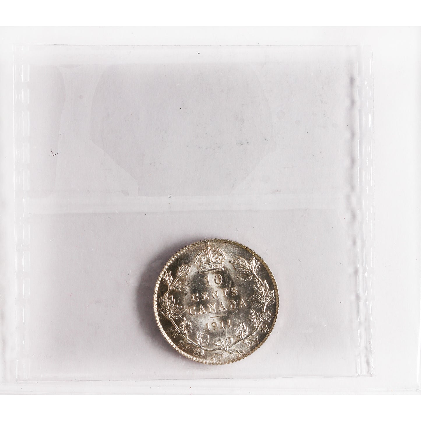 1911 Canada 10-cents ICCS Certified MS64 (BQ 388)