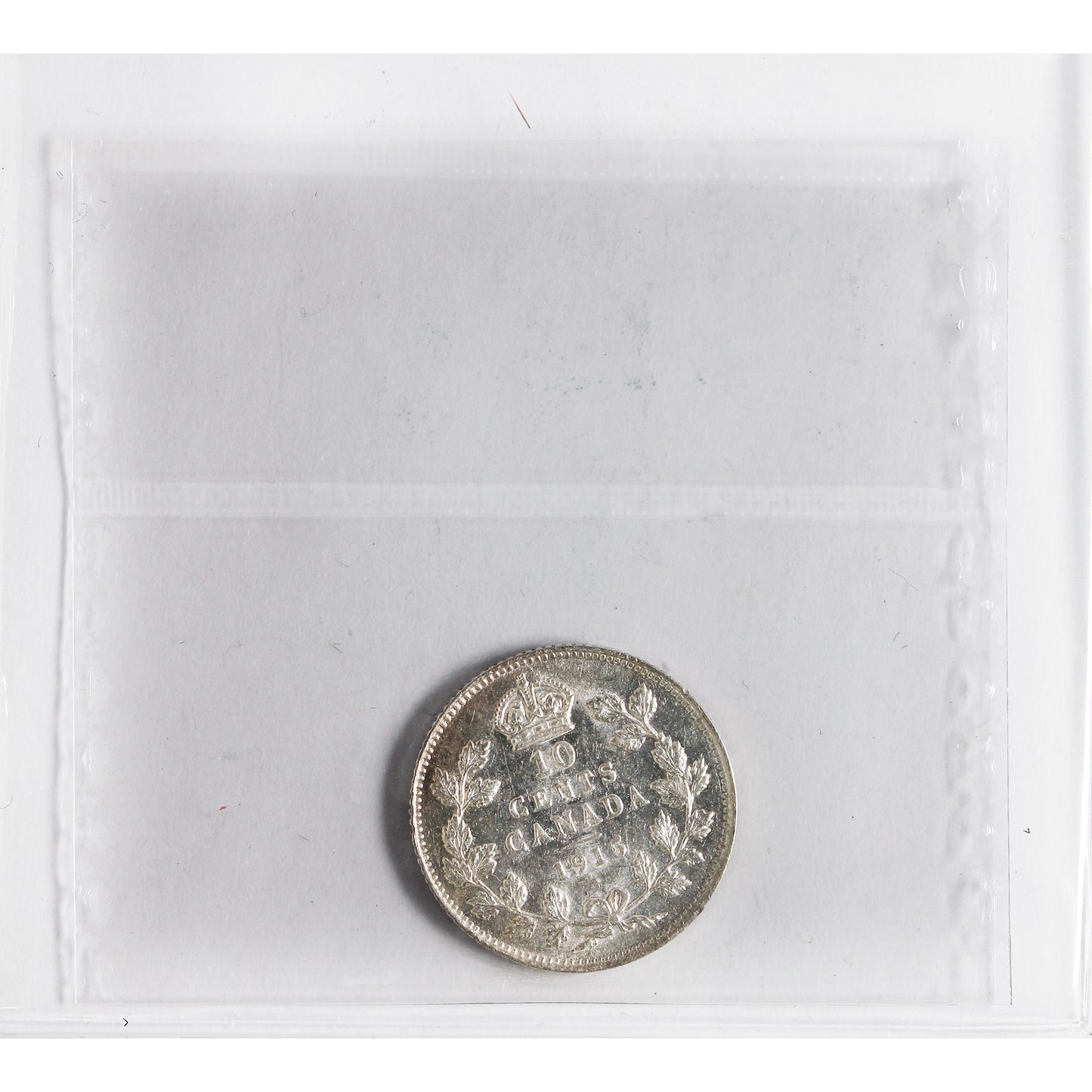1915 Canada 10-cents ICCS Certified AU-50