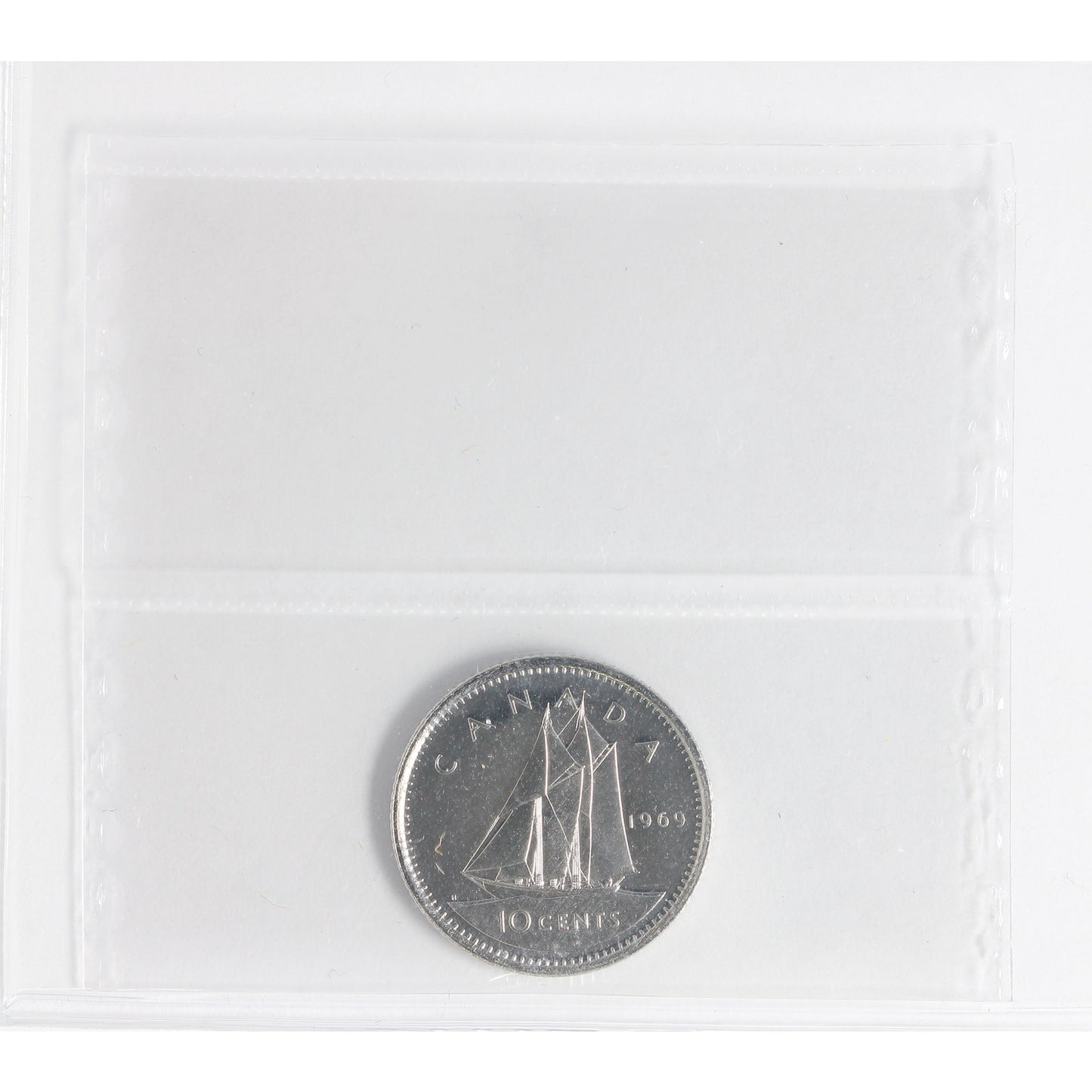 1969 Small Date Canada 10-cents ICCS Certified PL67 Ultra Heavy Cameo
