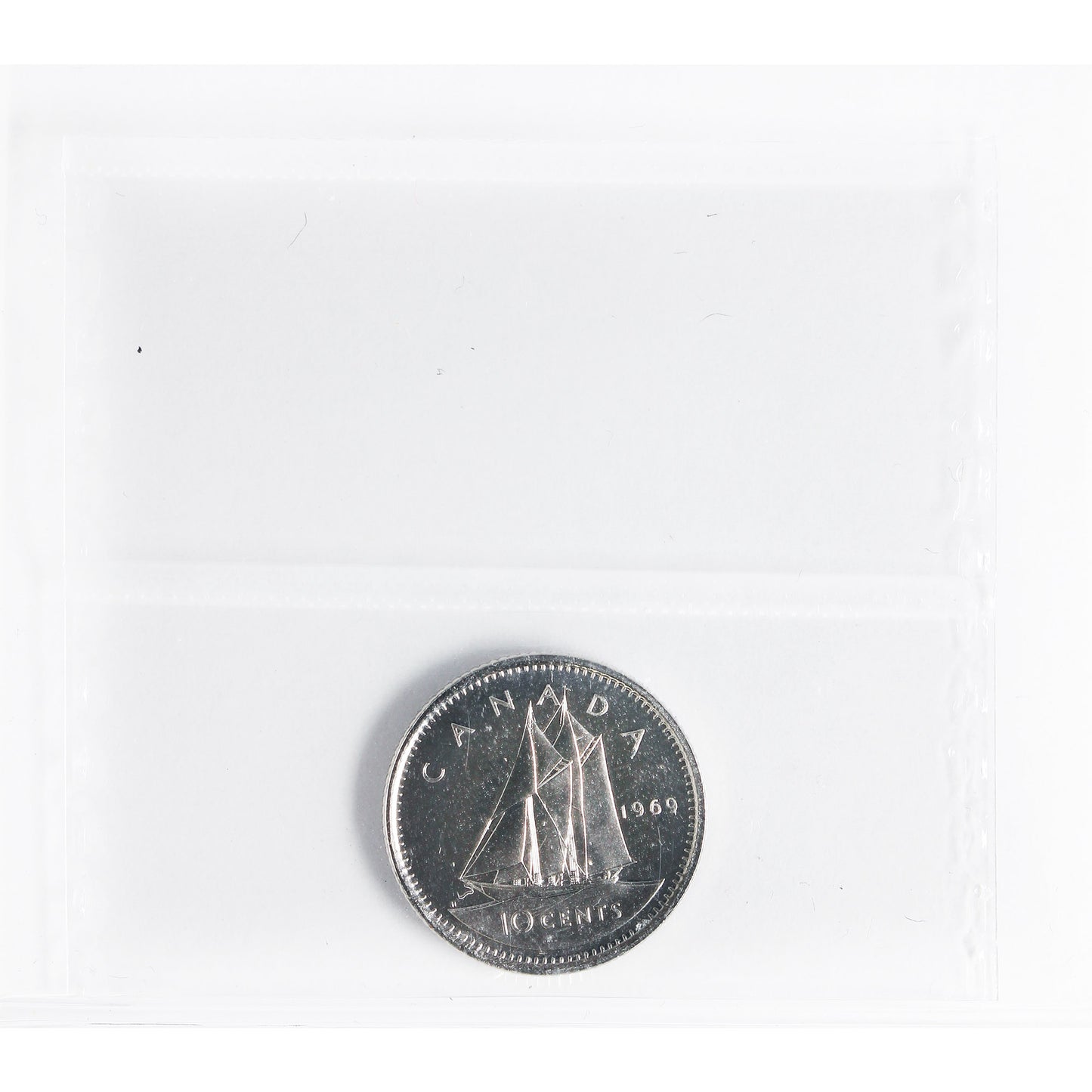 1969 Small Date Canada 10-cents ICCS Certified PL67 Heavy Cameo