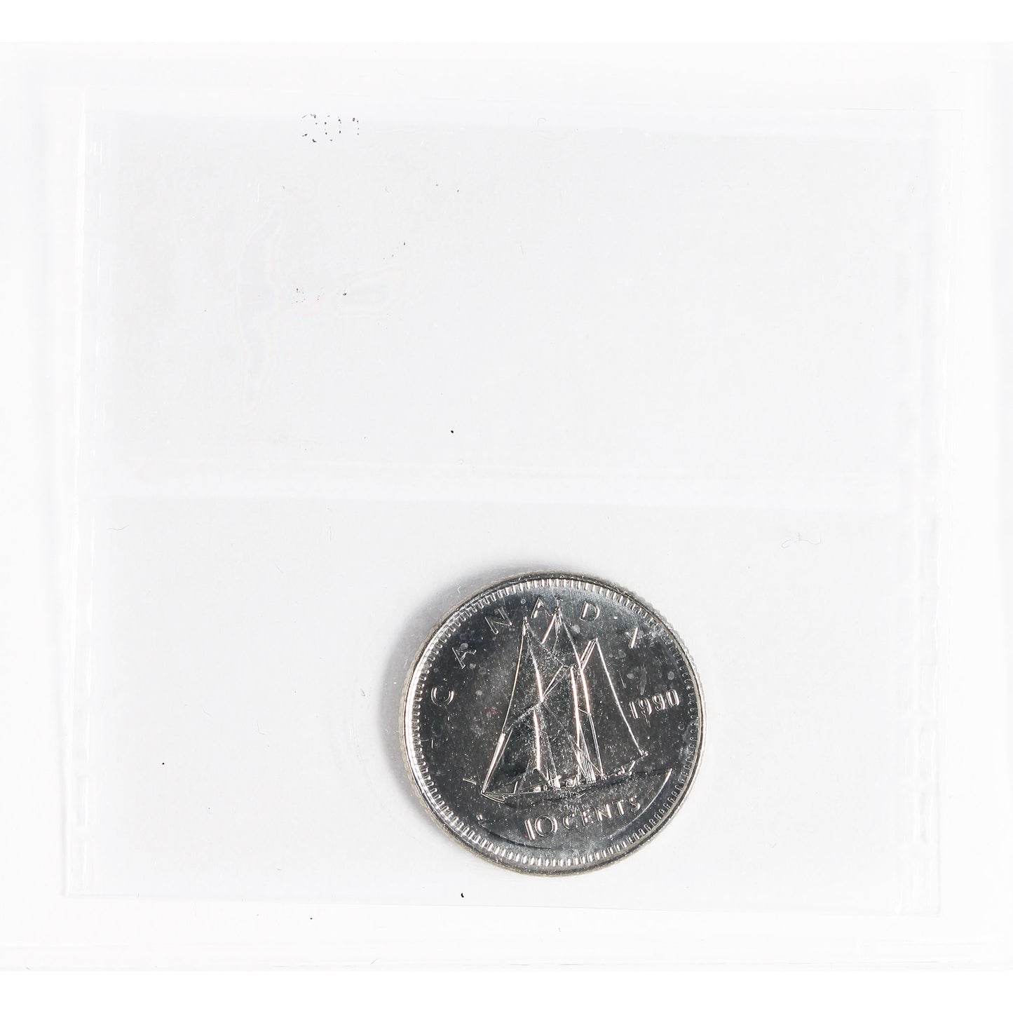 1990 Canada 10-cents ICCS Certified MS-66