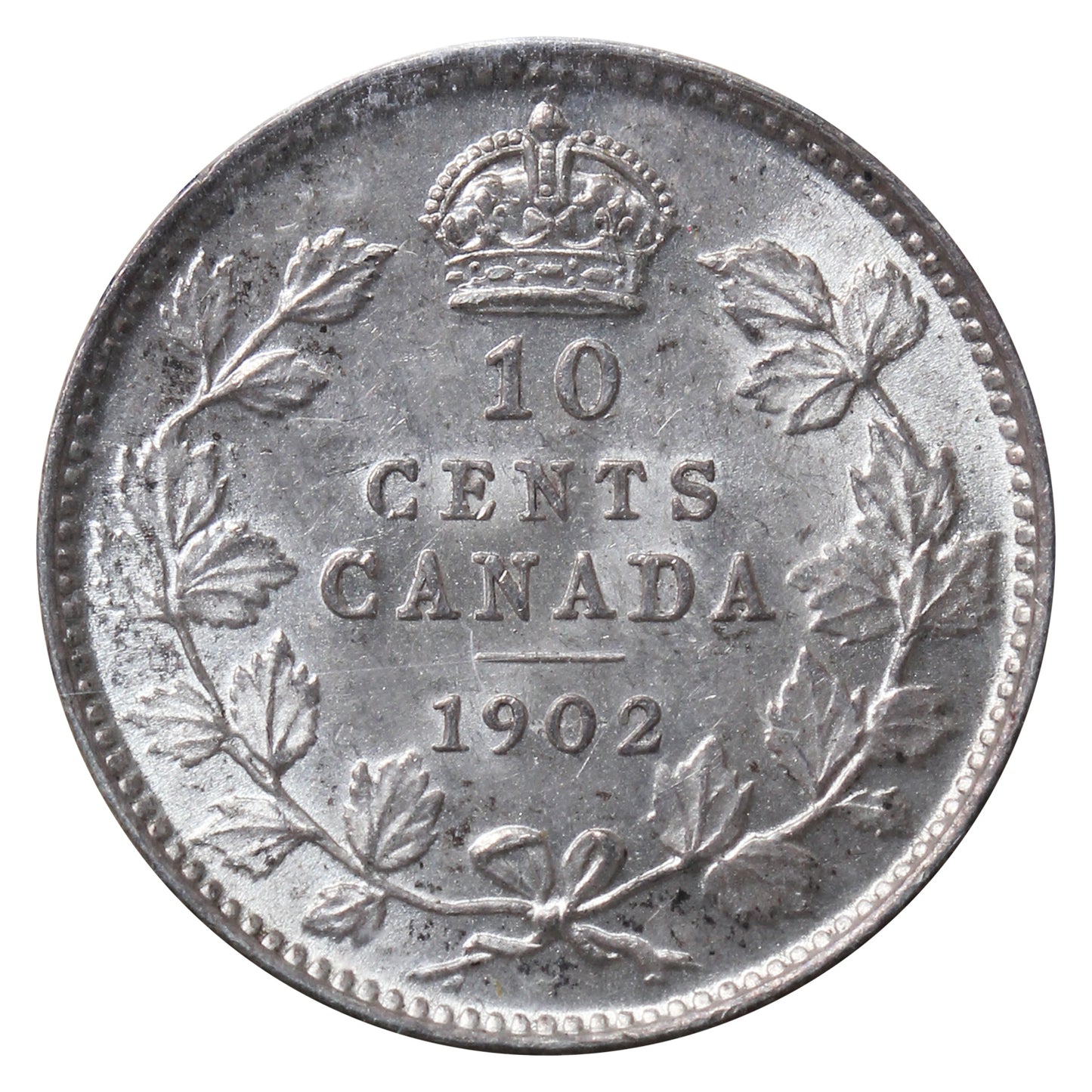 1902 Canada 10-cents ICCS Certified MS62 (XNW 883)