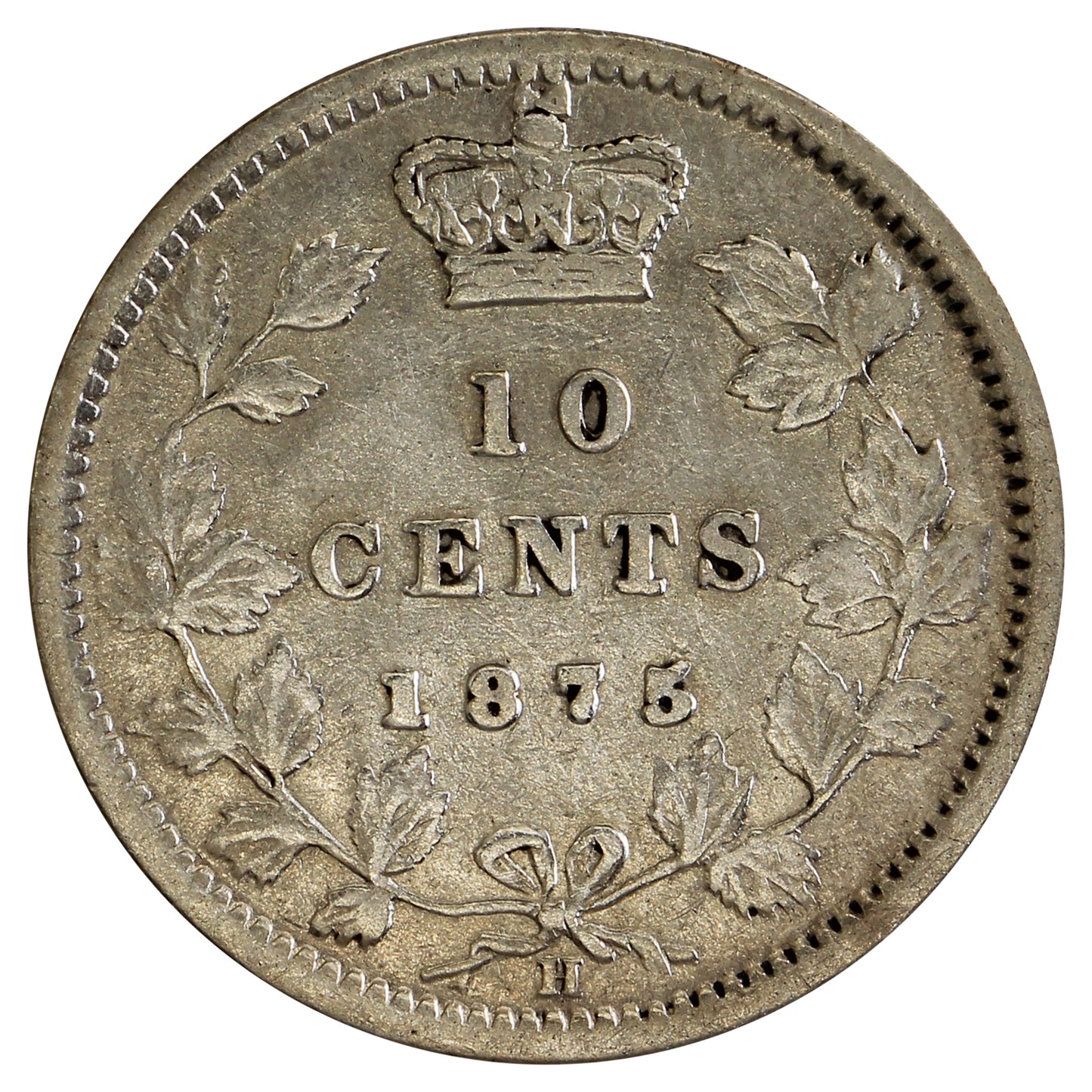 1875H Canada 10-cents VF-EF (VF-30) $