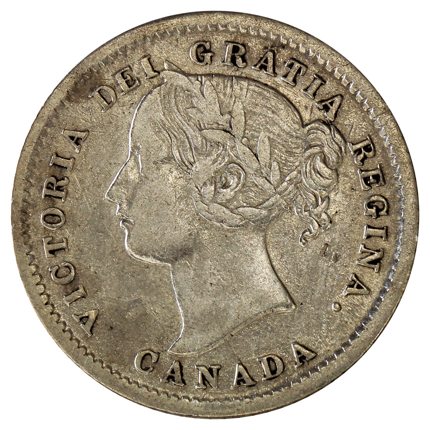 1875H Canada 10-cents VF-EF (VF-30) $