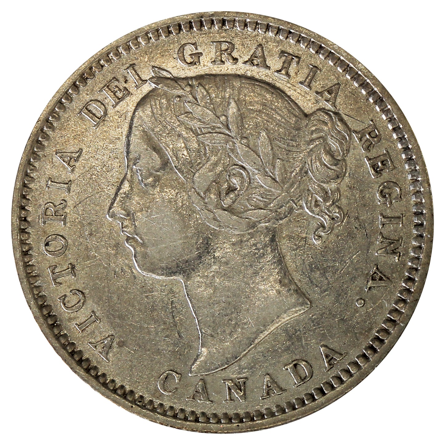 1888 Canada 10-cents EF-AU (EF-45) $