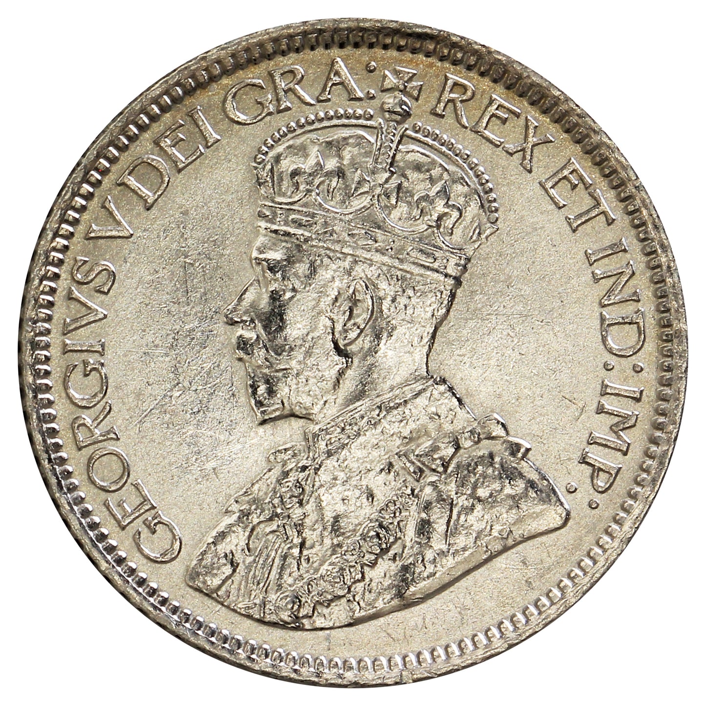 1913 Canada 10-cents Almost Uncirculated (AU50) $