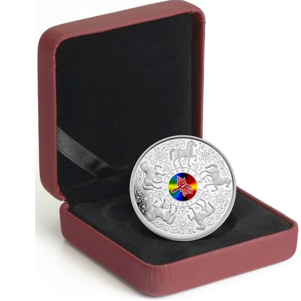 2010 Canada $8 Maple of Strength Sterling Silver Coin