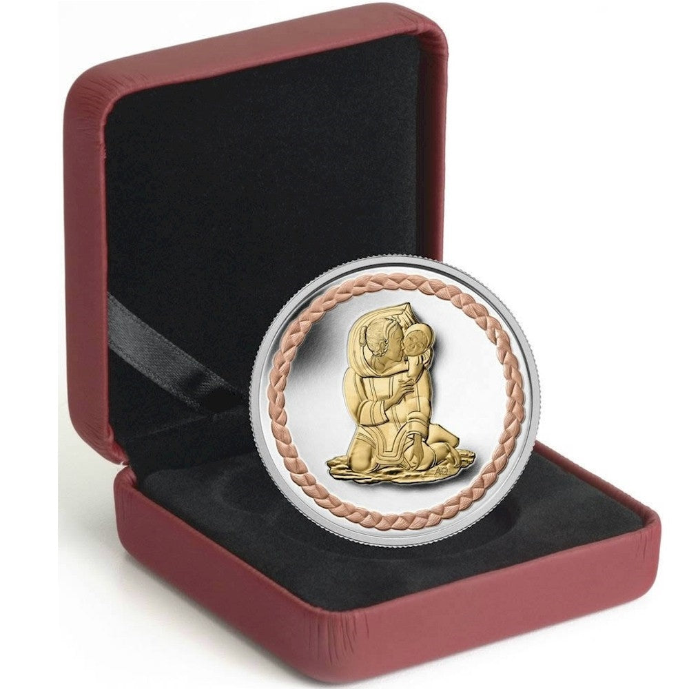 2011 Canada $3 Aboriginal Art - Family Scene Fine Silver Coin (TAX Exempt)
