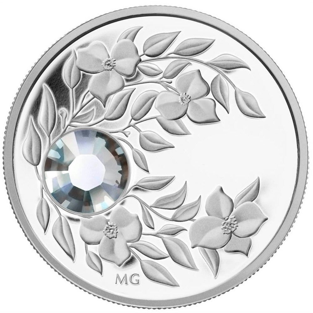 2012 Canada $3 Birthstone Collection - April Fine Silver