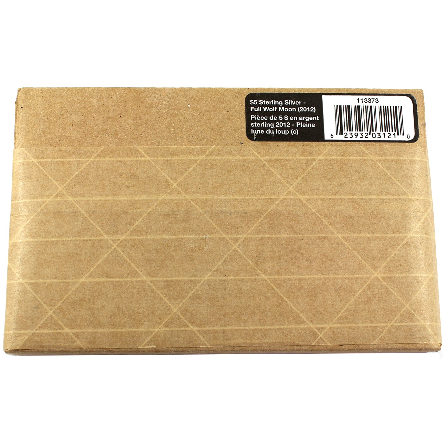 2012 Canada $5 Full Moons of the Algonquin Full Wolf Moon Sterling & Niobium (coin only)