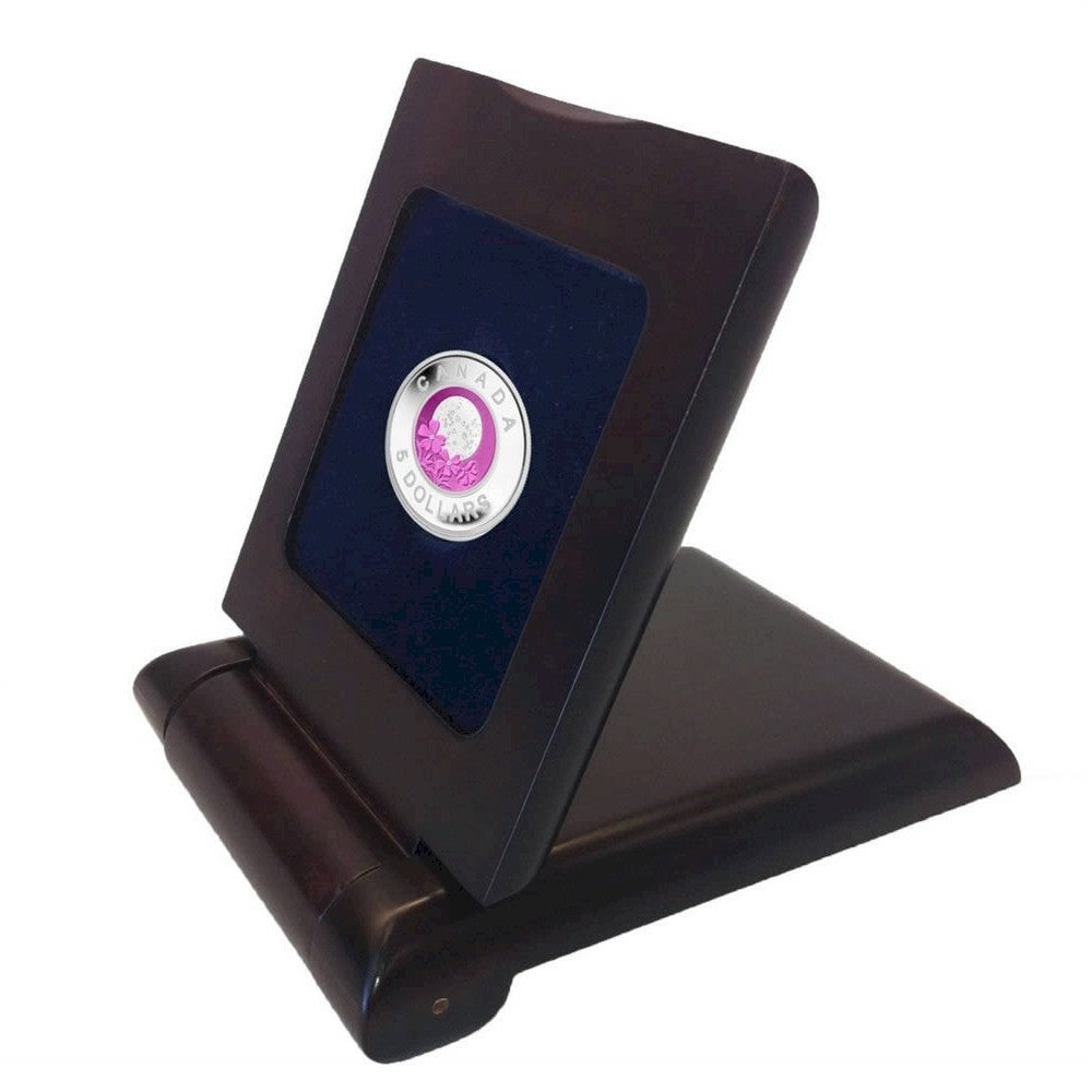 2012 Canada $5 Full Moons of the Algonquin - April Full Pink Moon Sterling & Niobium