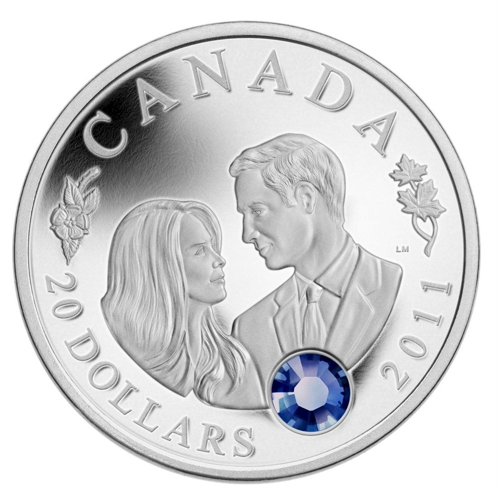 RDC 2011 Canada $20 Prince William & Kate Middleton Wedding (impaired)