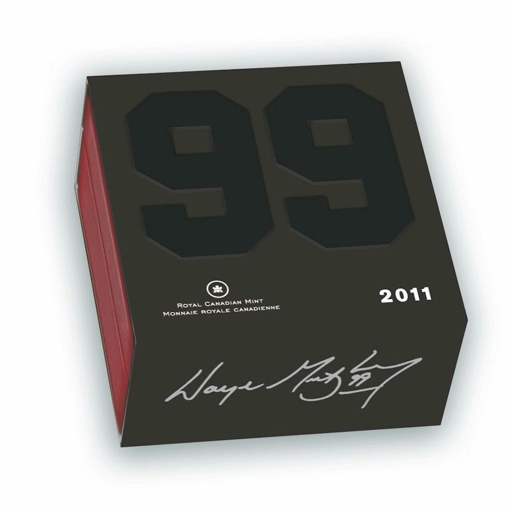 2011 Canada $25 Wayne & Walter Gretzky Fine Silver Hologram (No Tax)