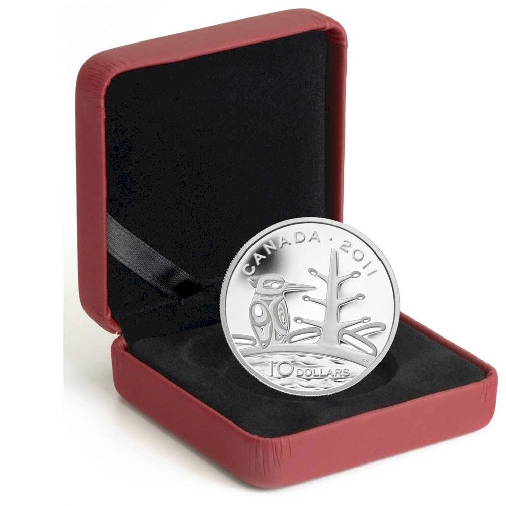 2011 Canada $10 Boreal Forest Fine Silver Coin (TAX Exempt).