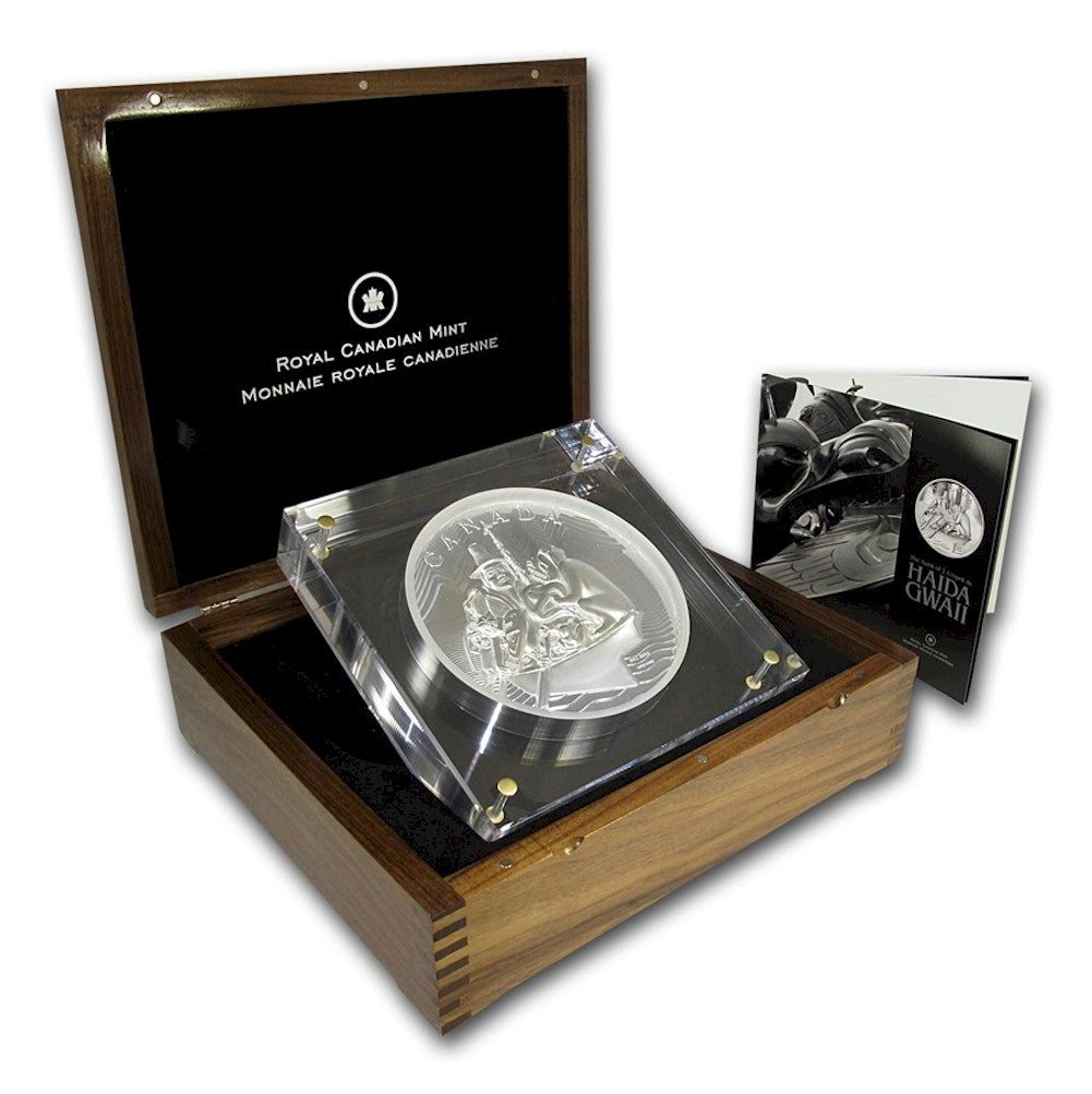 2012 Canada $500 The Spirit of Haida Gwaii 5 Kilo Silver (No Tax)