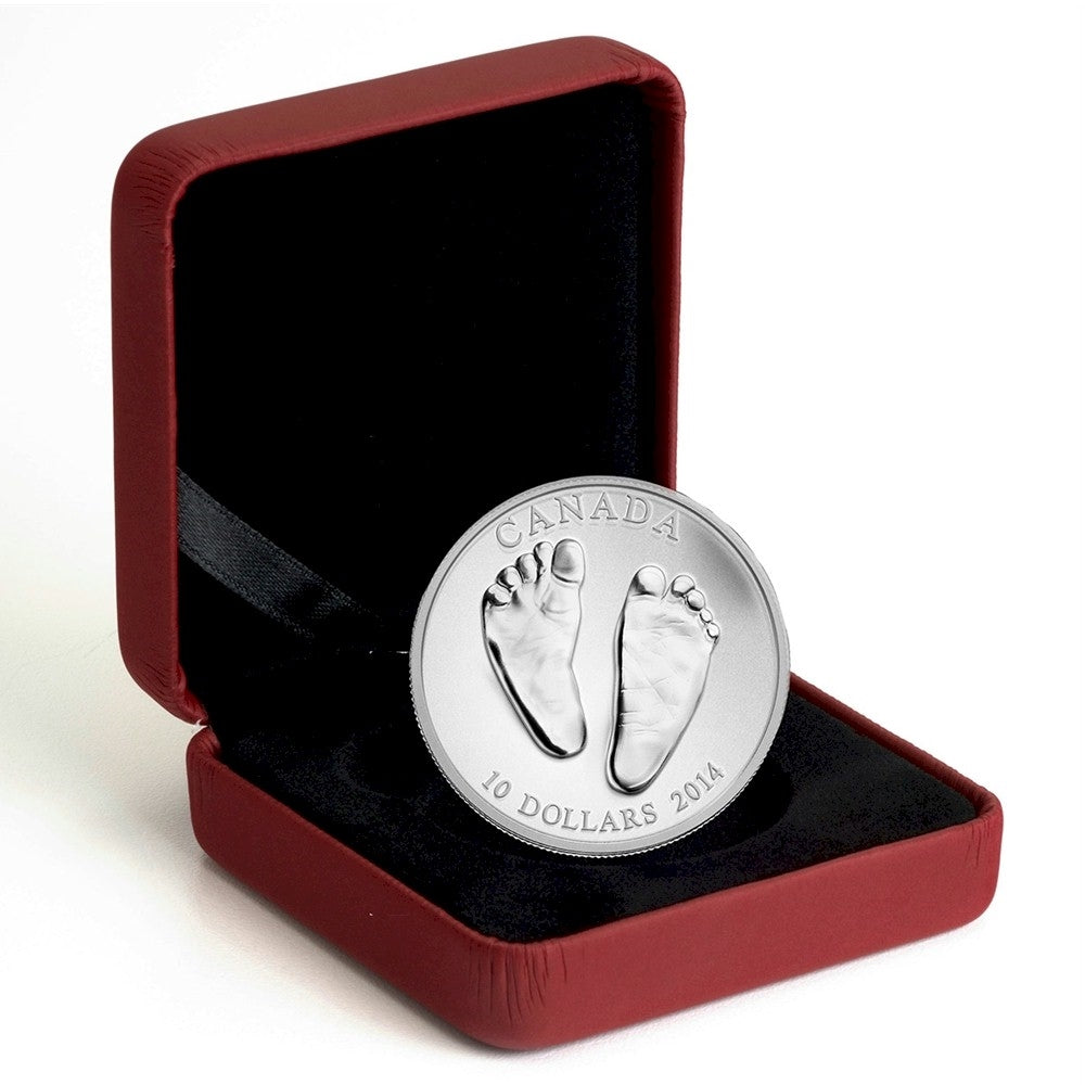 RDC 2012 Canada $10 Welcome to the World - Baby Feet Fine Silver (No Tax) Issues