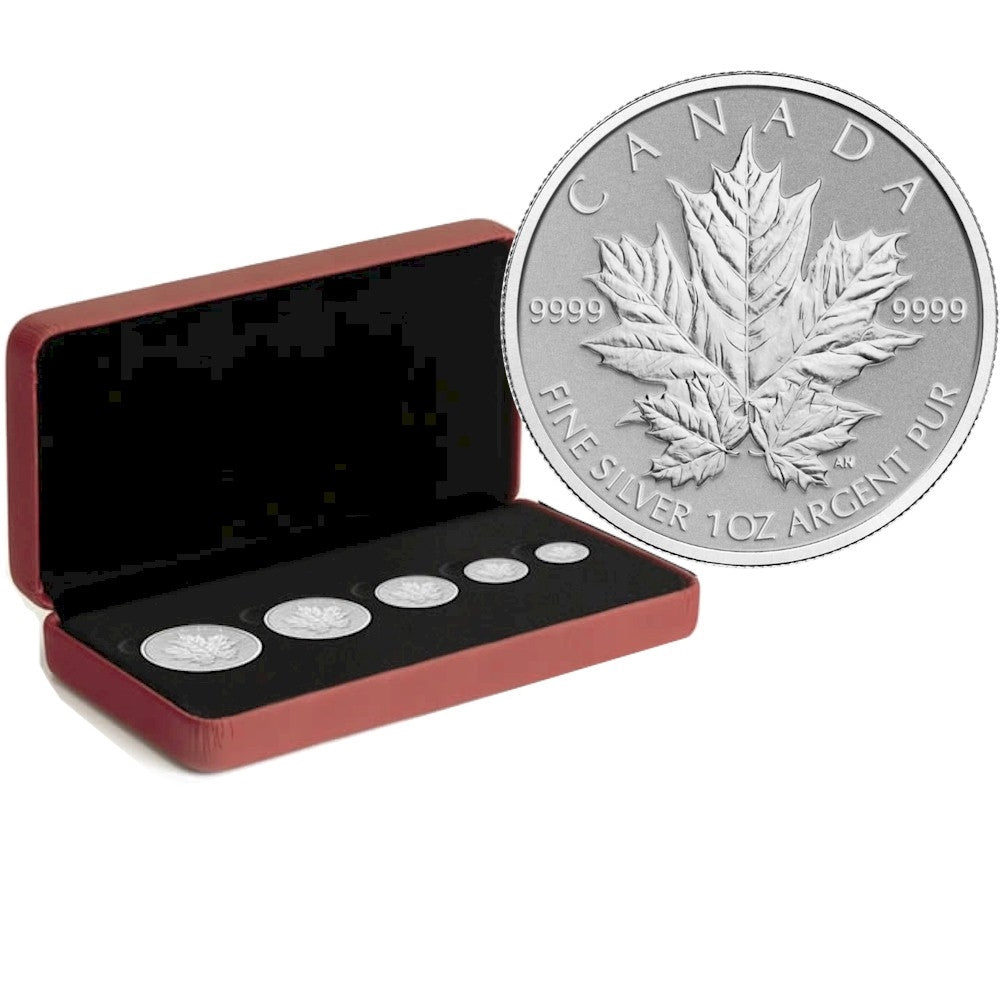 2013 Canada Silver Maple Leaf Anniversary Fractional Set (No Tax)