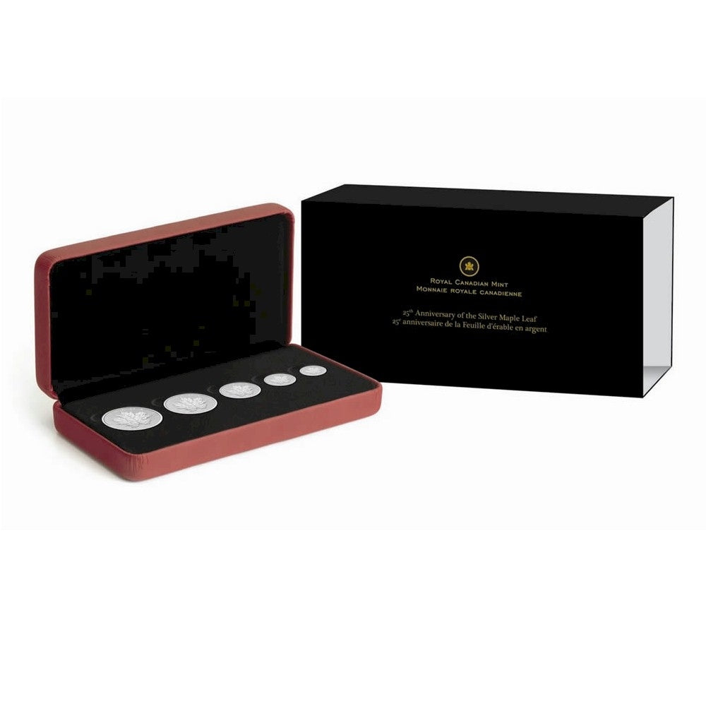 2013 Canada Silver Maple Leaf Anniversary Fractional Set (No Tax)