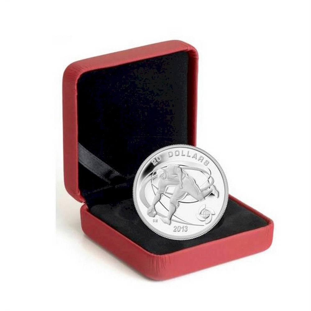 2013 Canada $20 Baseball - Fielder Fine Silver Coin (No Tax)