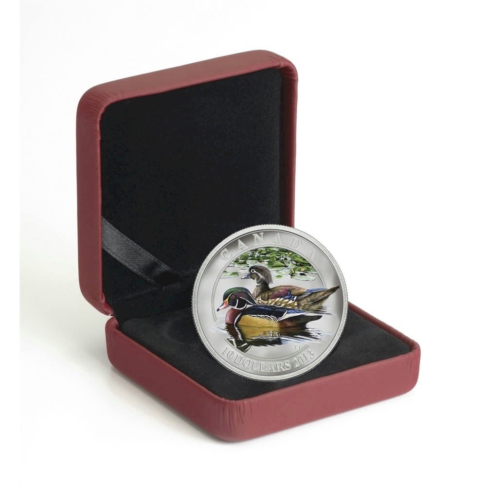 2013 Canada $10 Ducks of Canada - Wood Duck (#2) Fine Silver (No Tax)