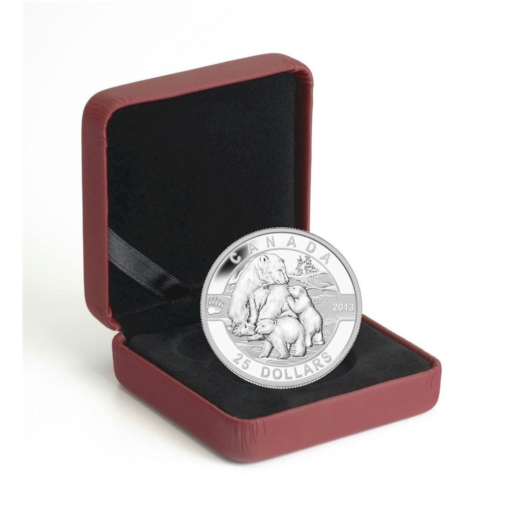 2013 $25 O Canada - The Polar Bear (#2) Fine Silver (No Tax) 123120
