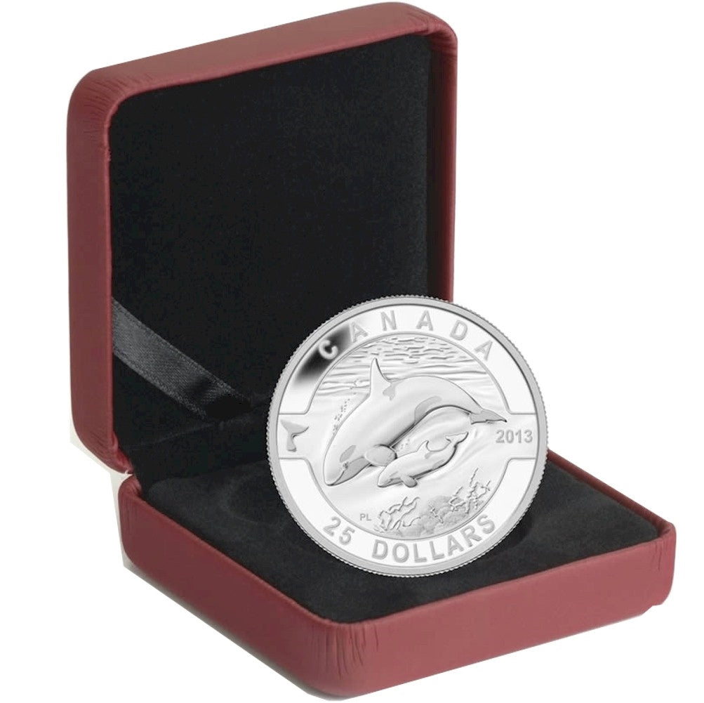 2013 $25 O Canada - Orca (#5) Fine Silver (No Tax) 123935